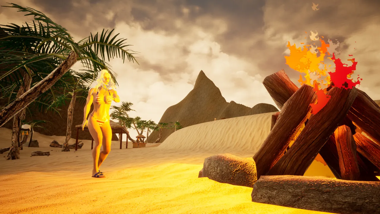 Bikini Island Cricket Screenshot 3