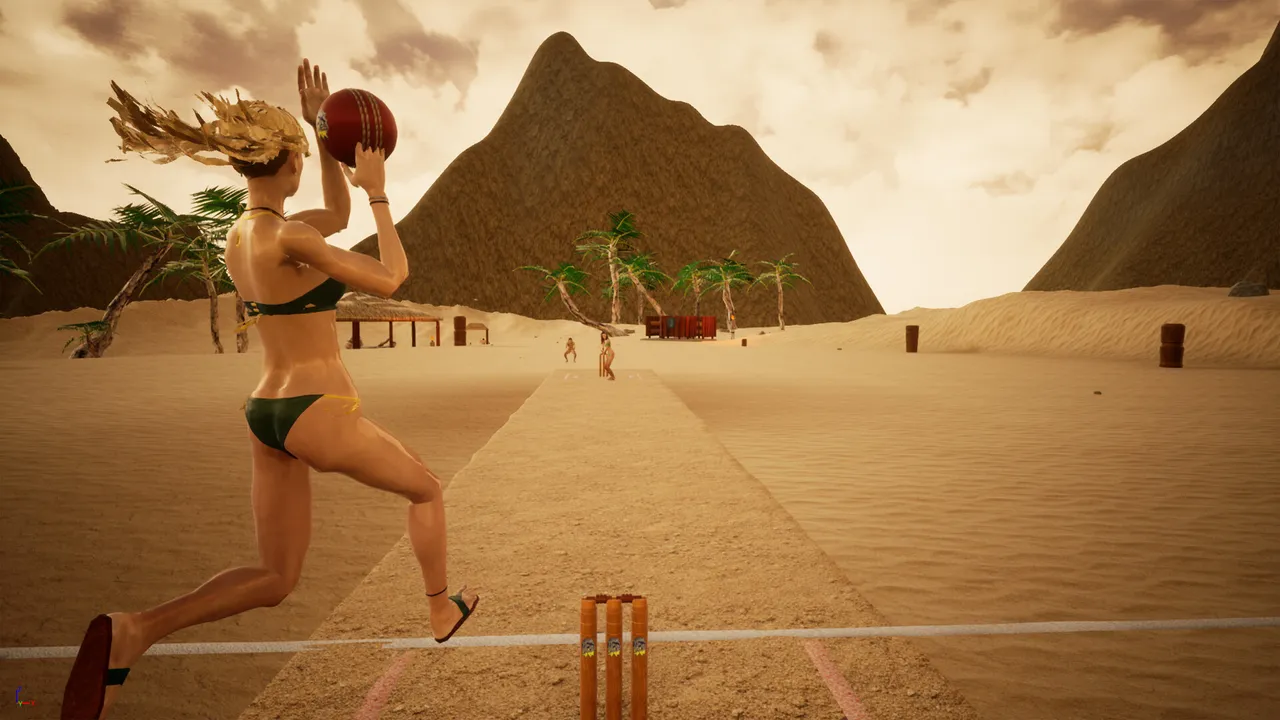 Bikini Island Cricket Screenshot 1