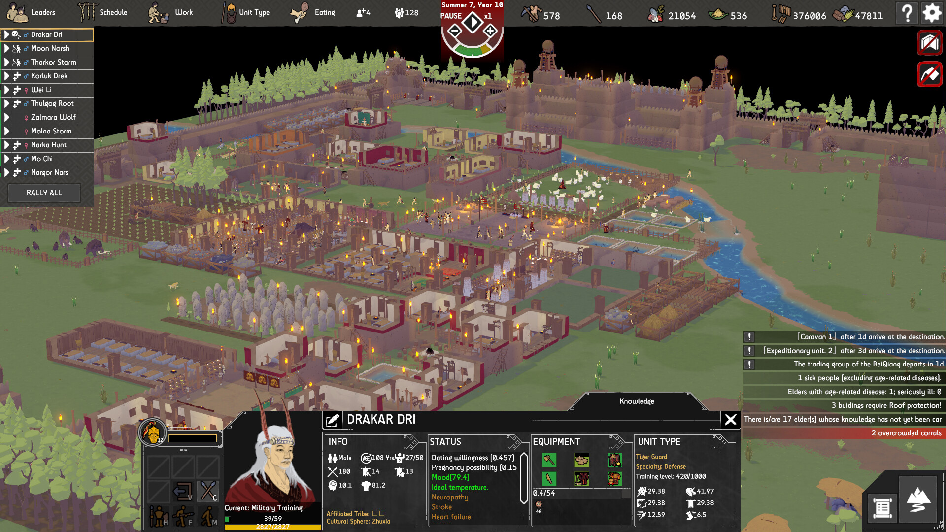 Primitive Society Simulator Screenshot 1