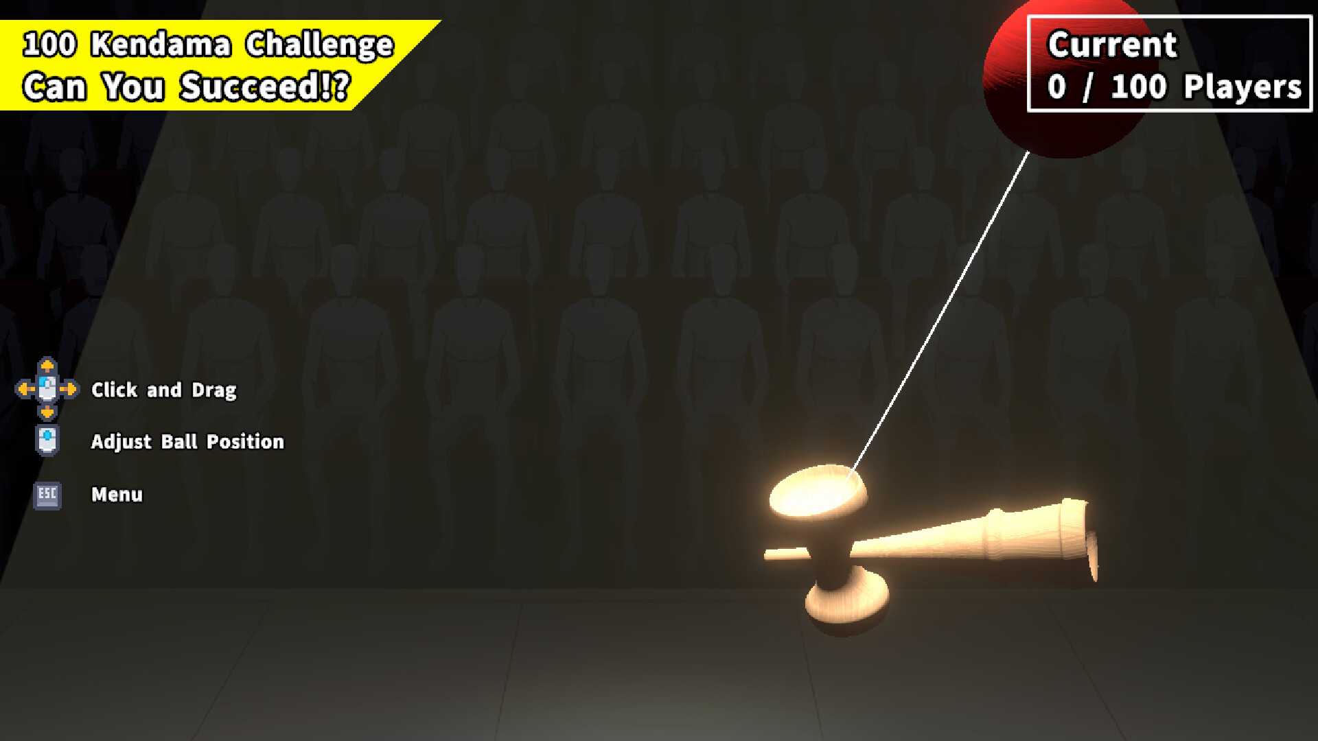 The Kendama Challenge: 100 Players Screenshot 1