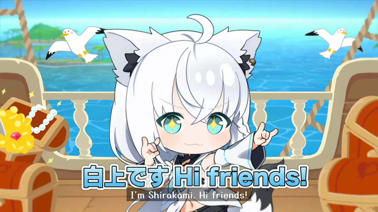 hololive Treasure Mountain Shirakami Fubuki's "SUKONNA DLC" Screenshot 1