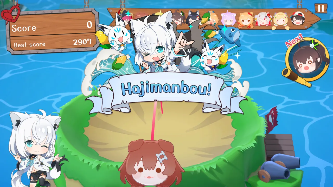 hololive Treasure Mountain Shirakami Fubuki's "SUKONNA DLC" Screenshot 2