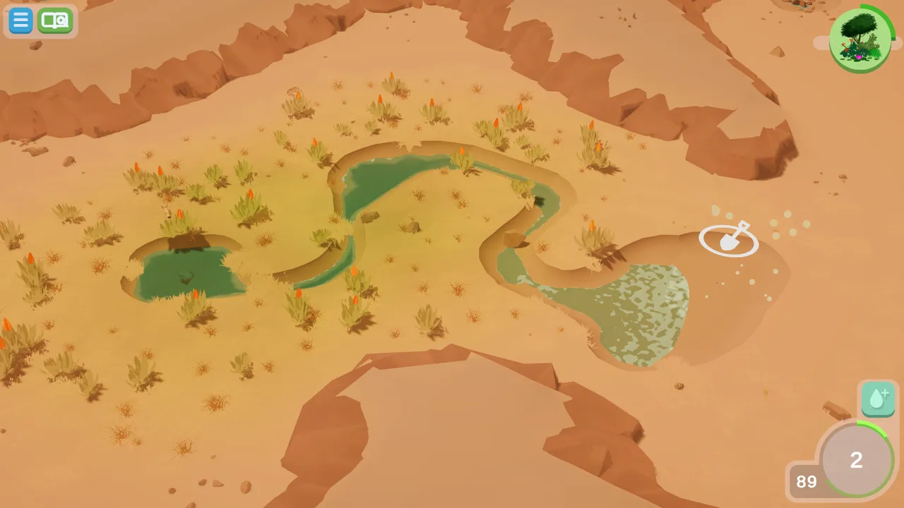 WATERFUL: a tiny oasis builder Screenshot 0