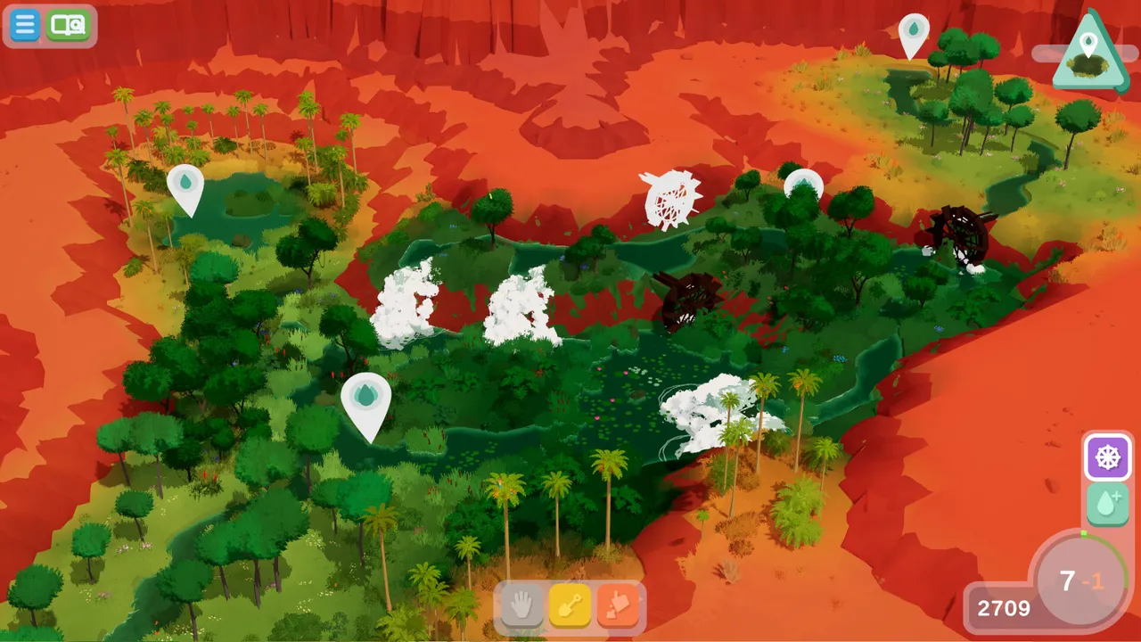 WATERFUL: a tiny oasis builder Screenshot 1