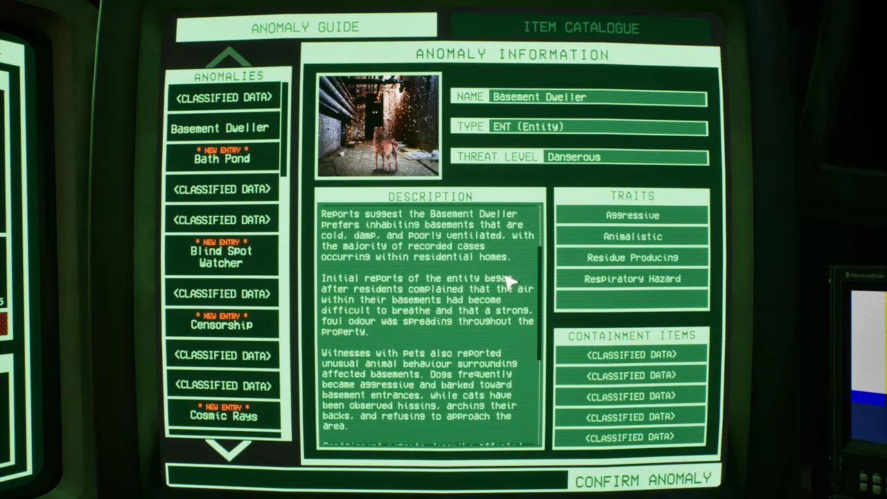 Anomaly Helpline Screenshot 2