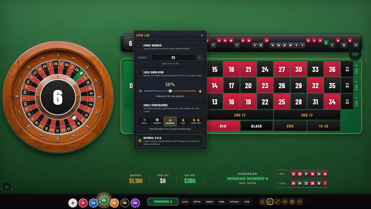Roulette Salon - The Ultimate Casino Roulette Simulator Screenshot 5