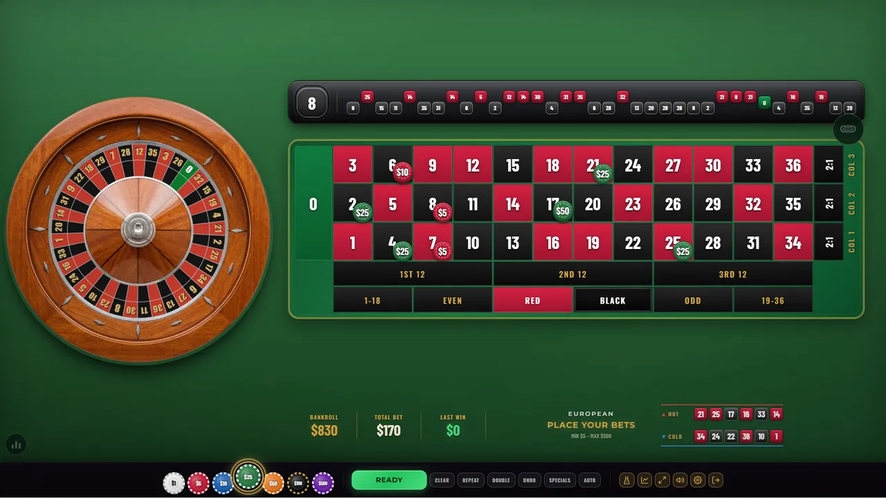 Roulette Salon - The Ultimate Casino Roulette Simulator Screenshot 6