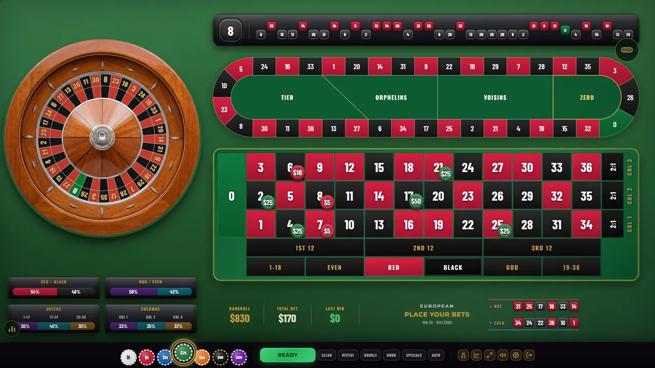 Roulette Salon - The Ultimate Casino Roulette Simulator Screenshot 0