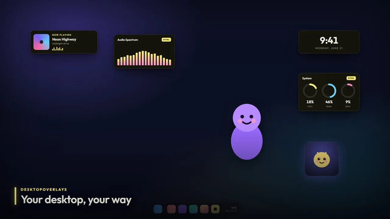 Desktop Overlays Screenshot 0