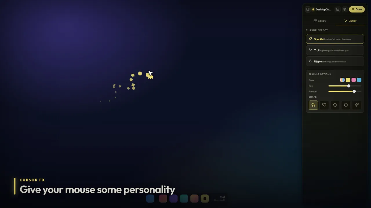 Desktop Overlays Screenshot 2