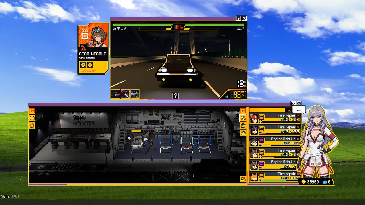 Infinite R: Idle Racing Screenshot 1