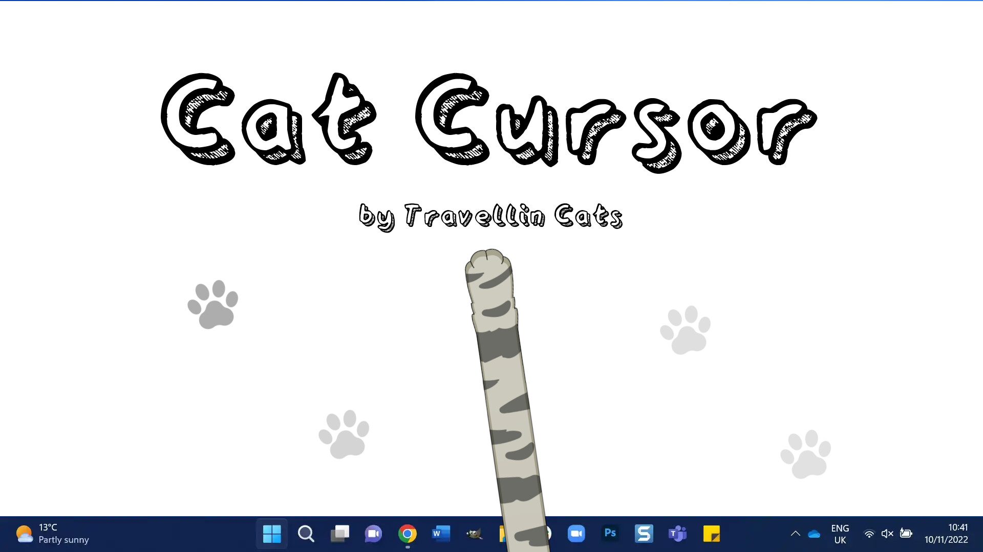 Cat Cursor by Travellin Cats Screenshot 6