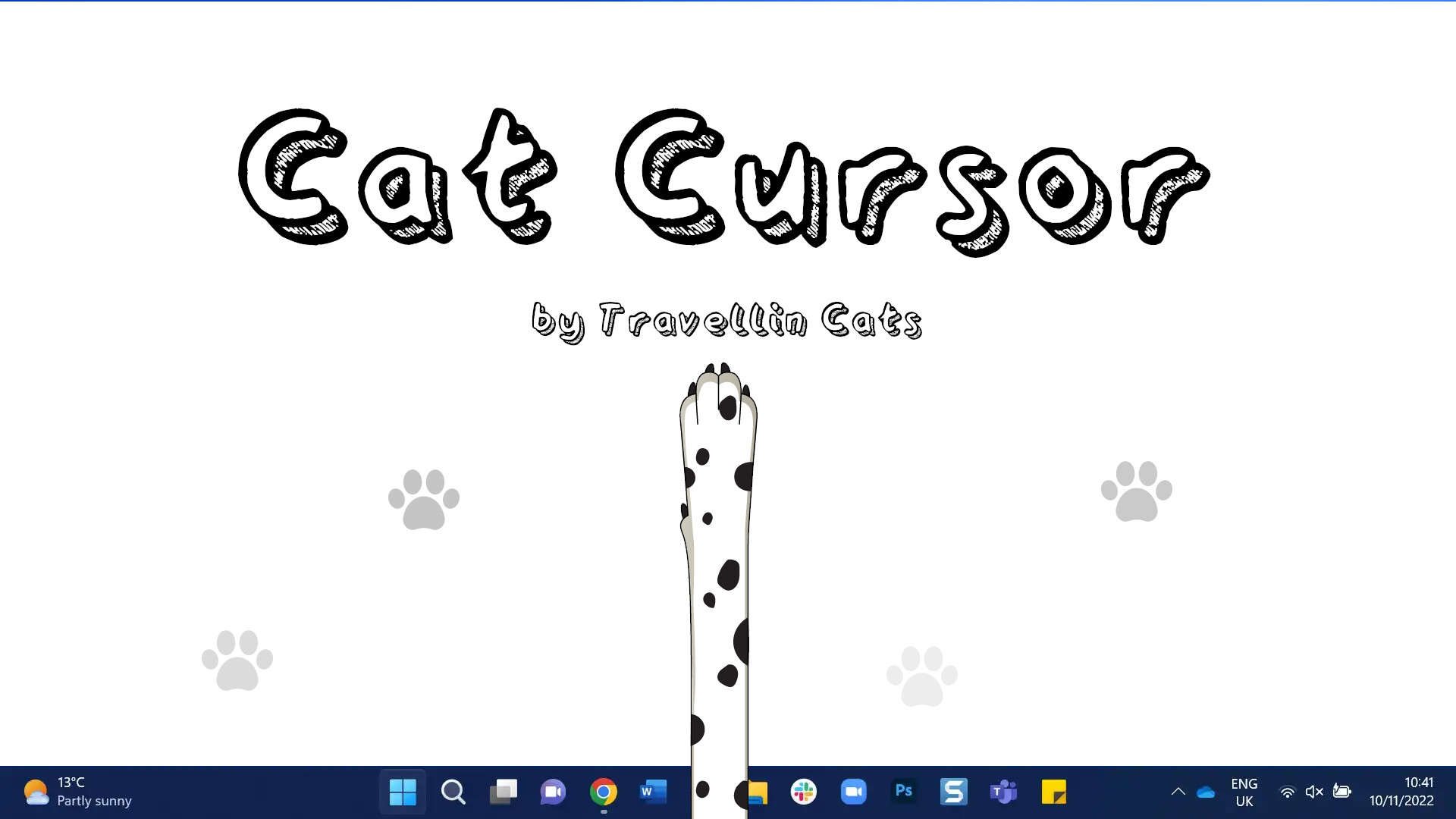 Cat Cursor by Travellin Cats Screenshot 2