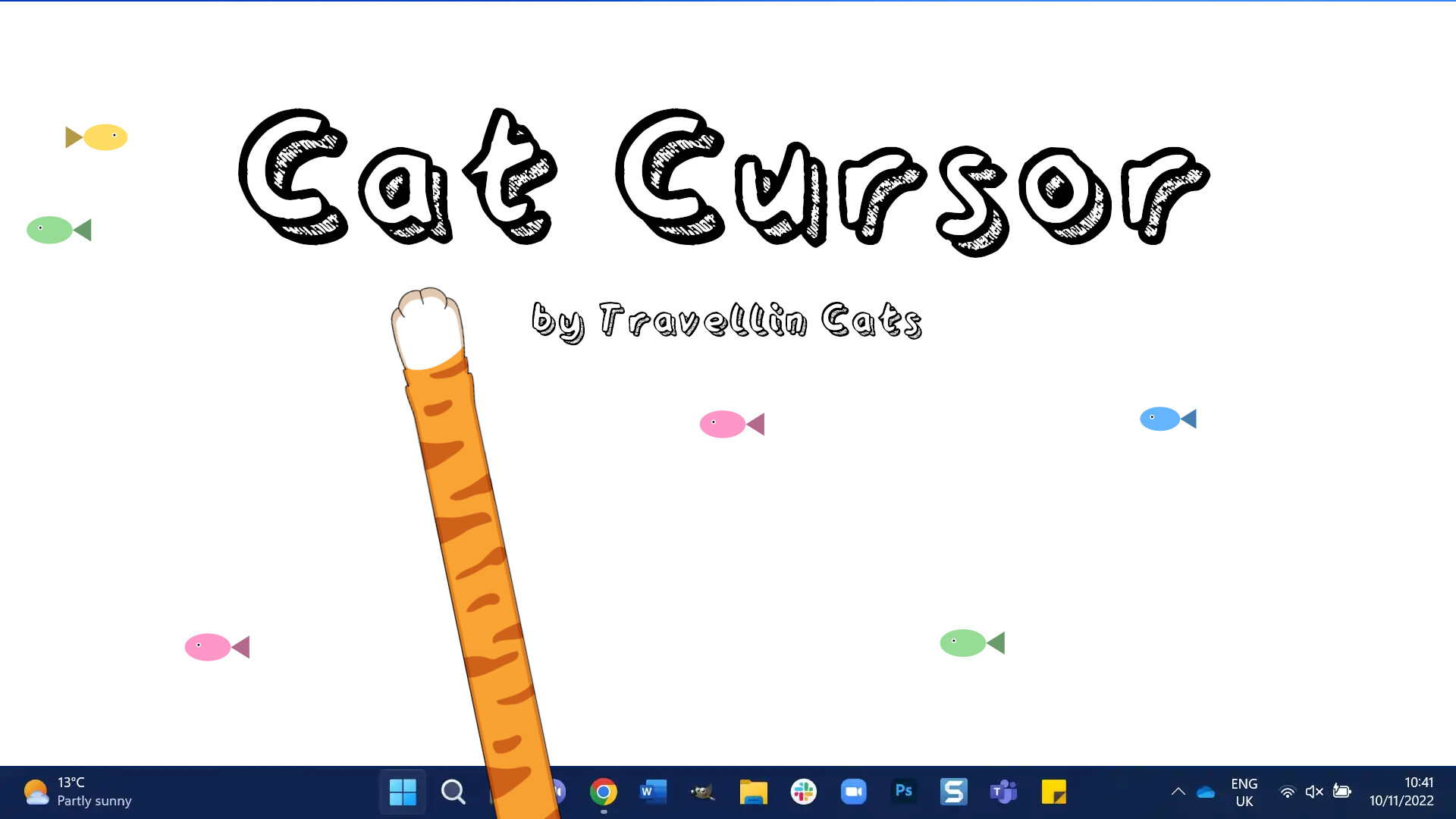 Cat Cursor by Travellin Cats Screenshot 1