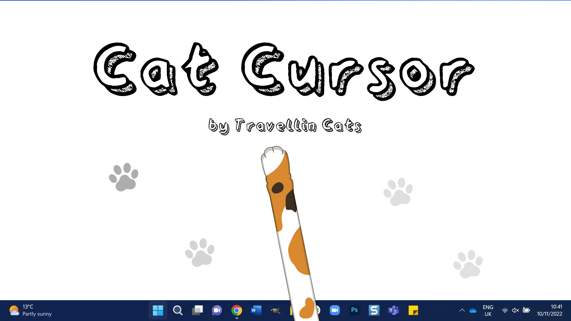 Cat Cursor by Travellin Cats Screenshot 0
