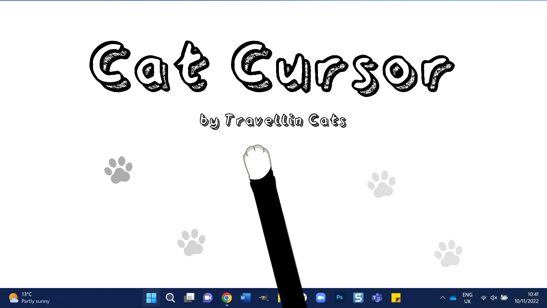 Cat Cursor by Travellin Cats Screenshot 5