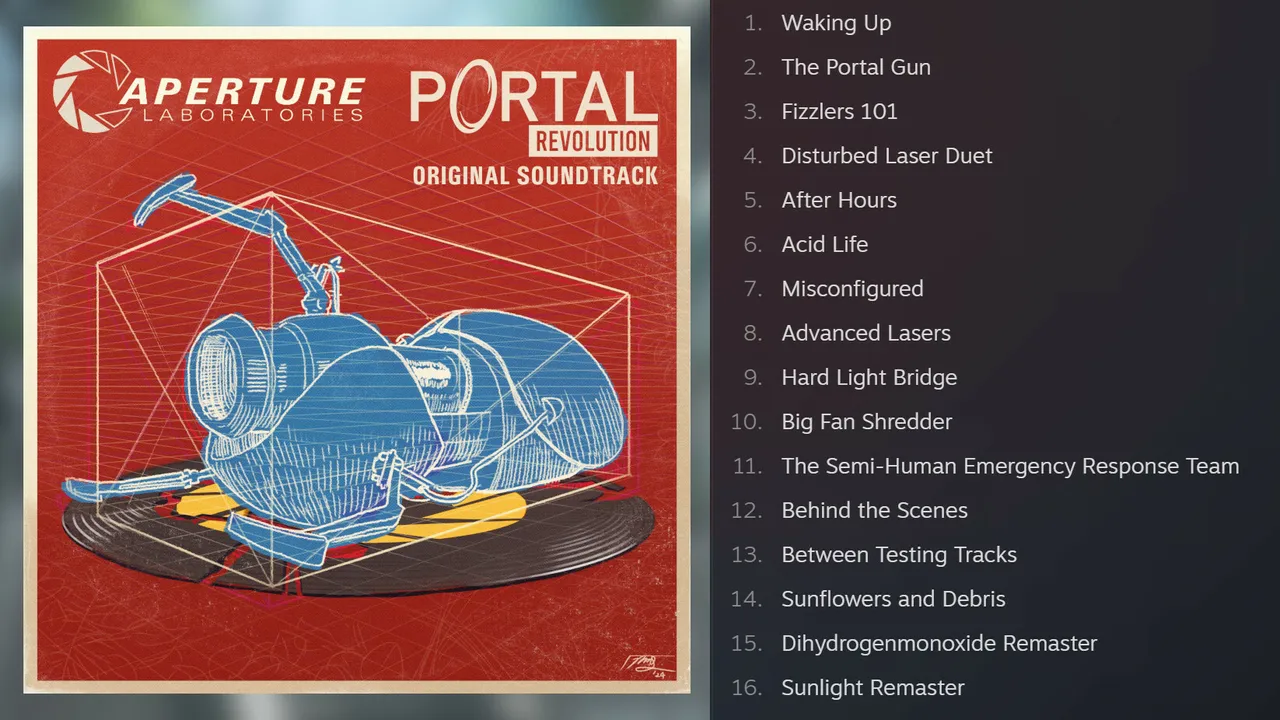 Portal: Revolution Soundtrack Screenshot 0