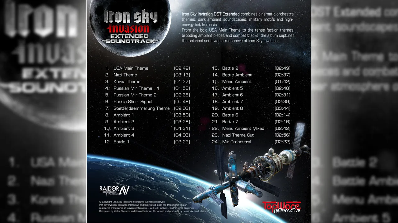 Iron Sky Invasion Extended Soundtrack Screenshot 1