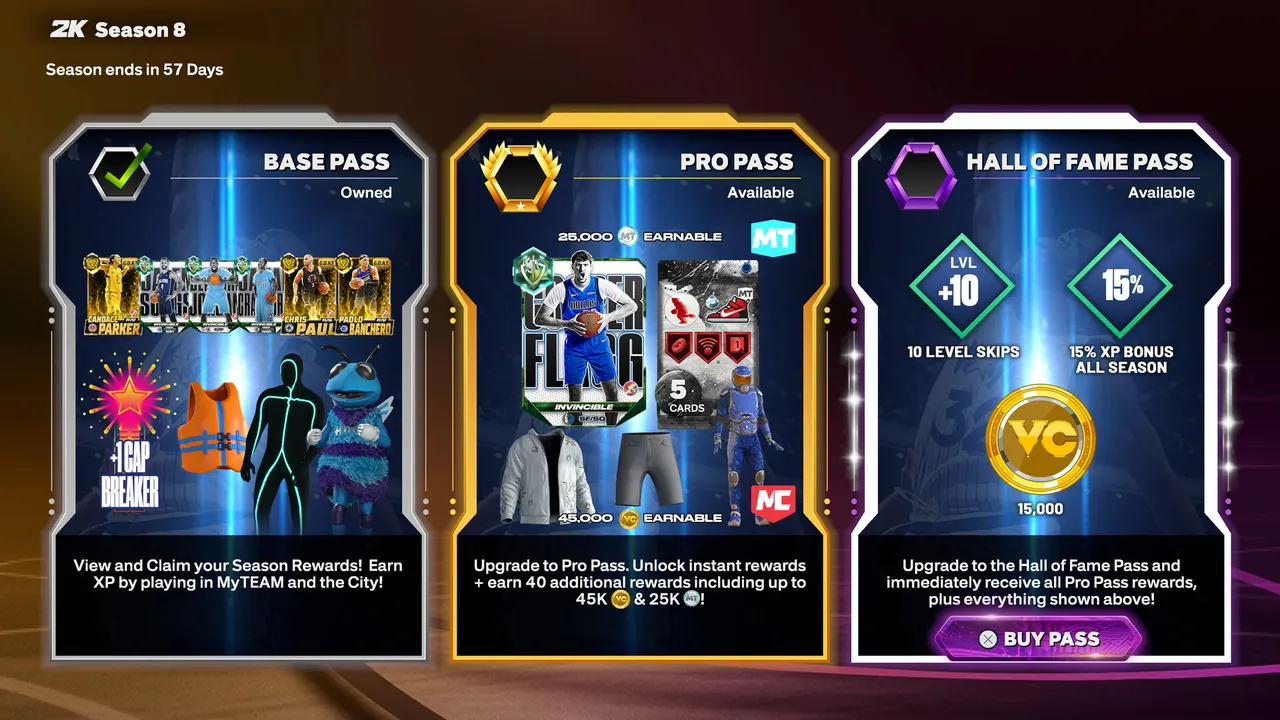 NBA 2K26 Hall of Fame Pass: Season 8 Screenshot 0