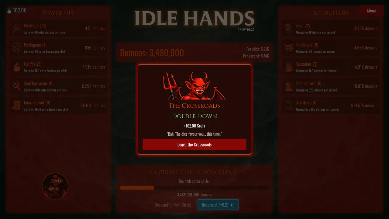 Idle Hands Screenshot 1