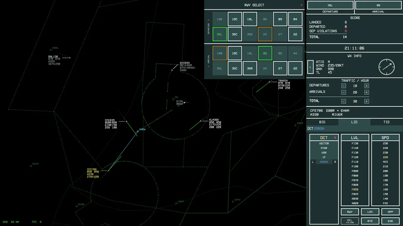 MultiScope Air Traffic Control Screenshot 3