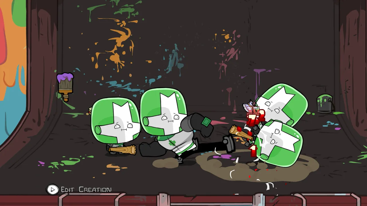 Castle Crashers - Painter Boss Paradise Screenshot 5