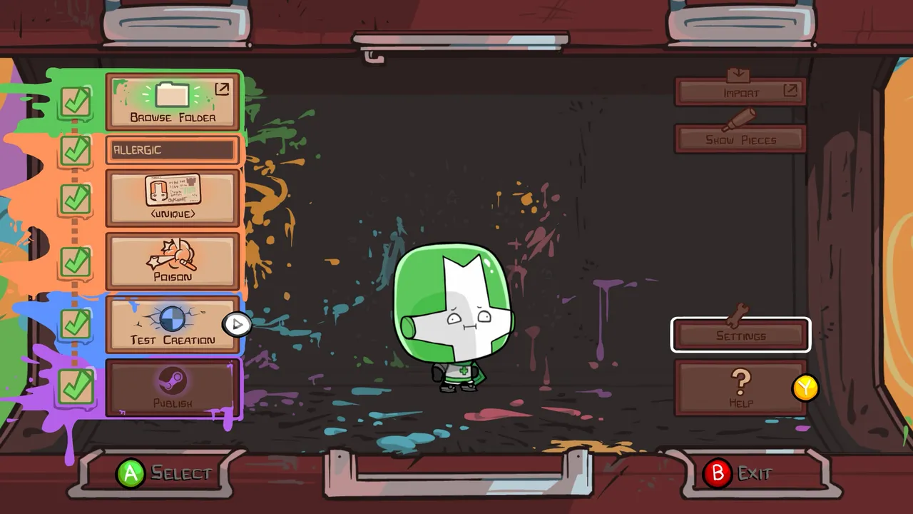 Castle Crashers - Painter Boss Paradise Screenshot 0