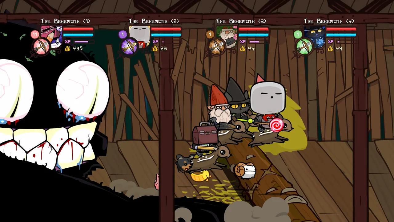 Castle Crashers - Painter Boss Paradise Screenshot 3