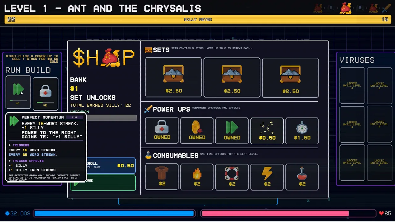 Silly Typing Game Demo Screenshot 2