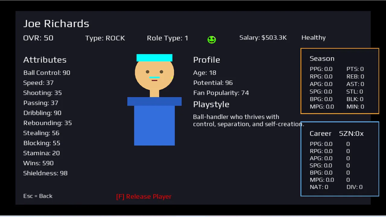 Advance Rise Basketball Manager Screenshot 2