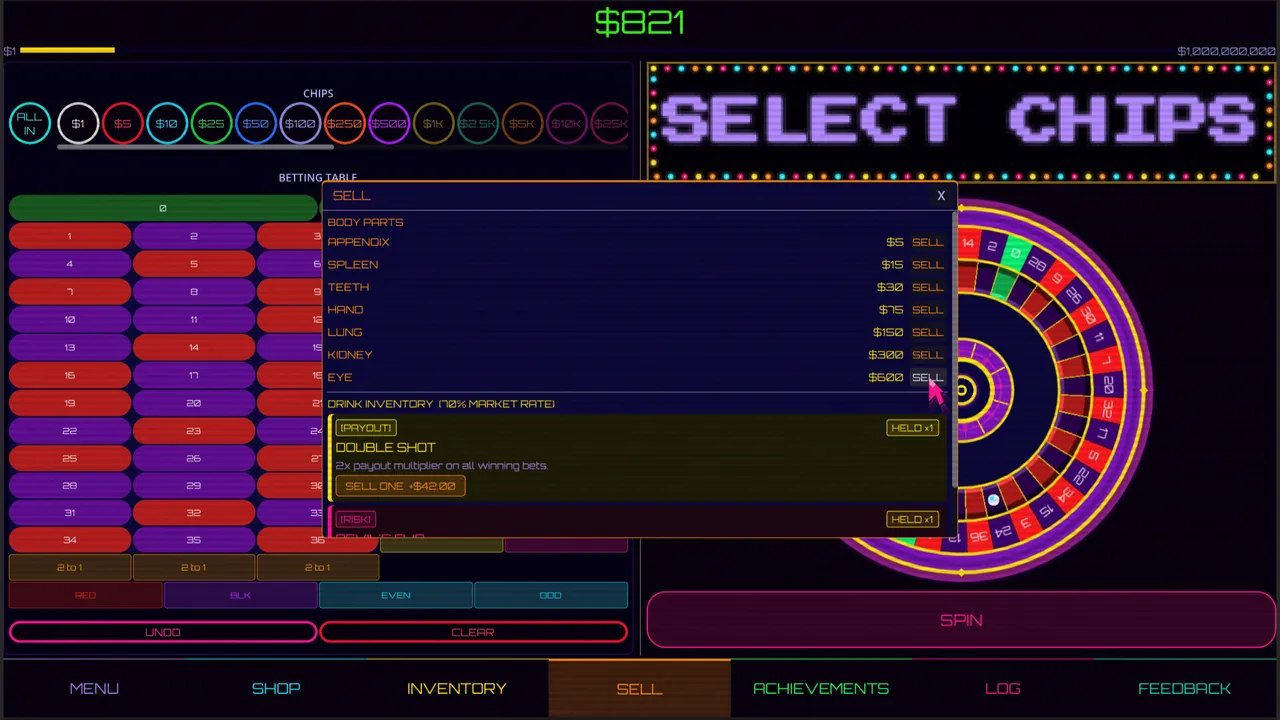 Gambillion Screenshot 3