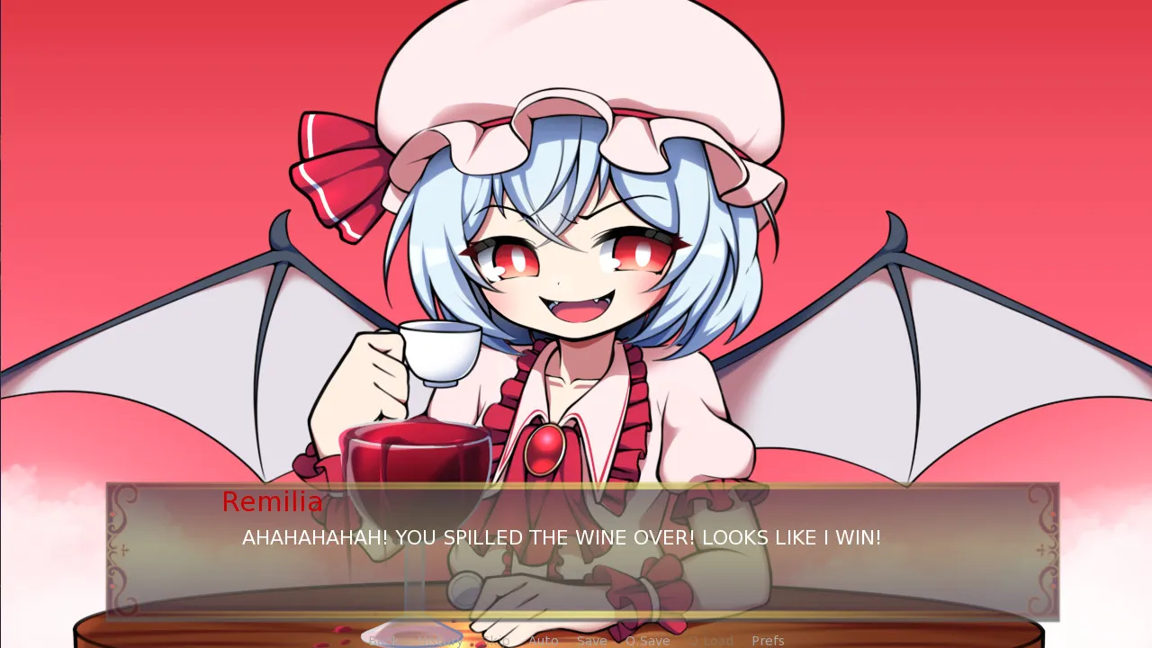 Save Me, Sakuya-san!: Remilia Scarlet's Coin And Glass Game. Screenshot 3