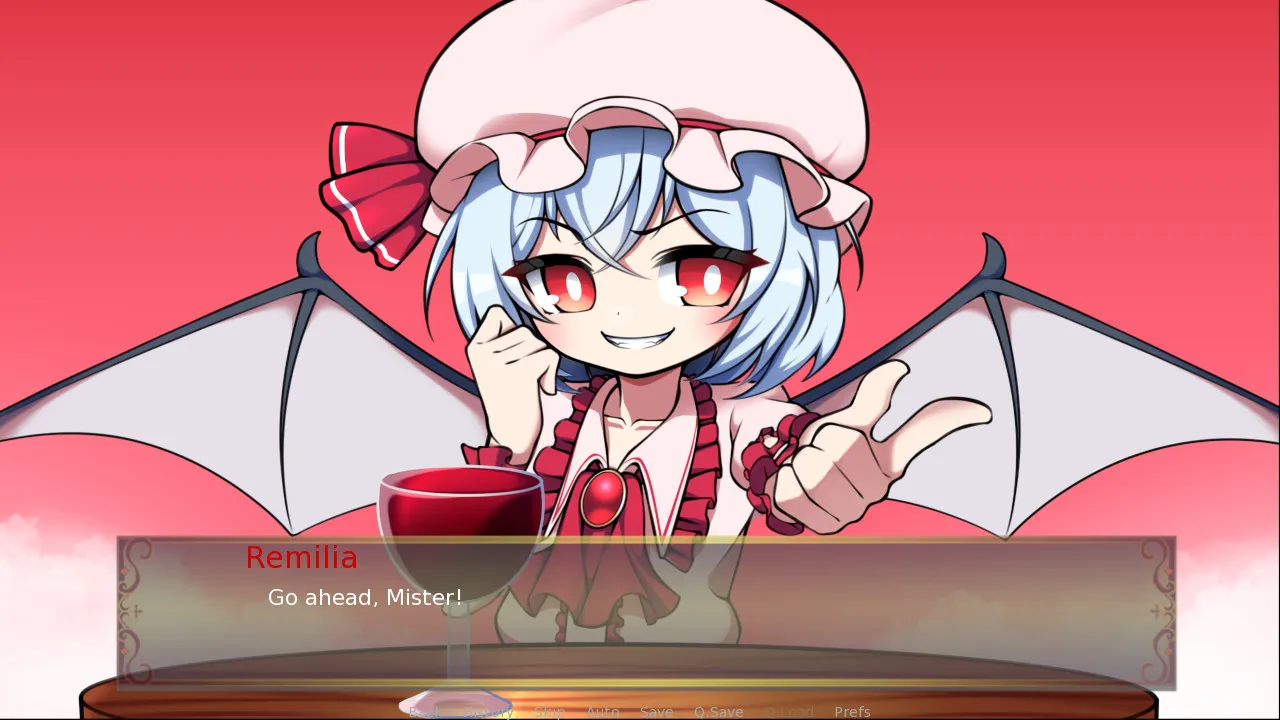 Save Me, Sakuya-san!: Remilia Scarlet's Coin And Glass Game. Screenshot 0