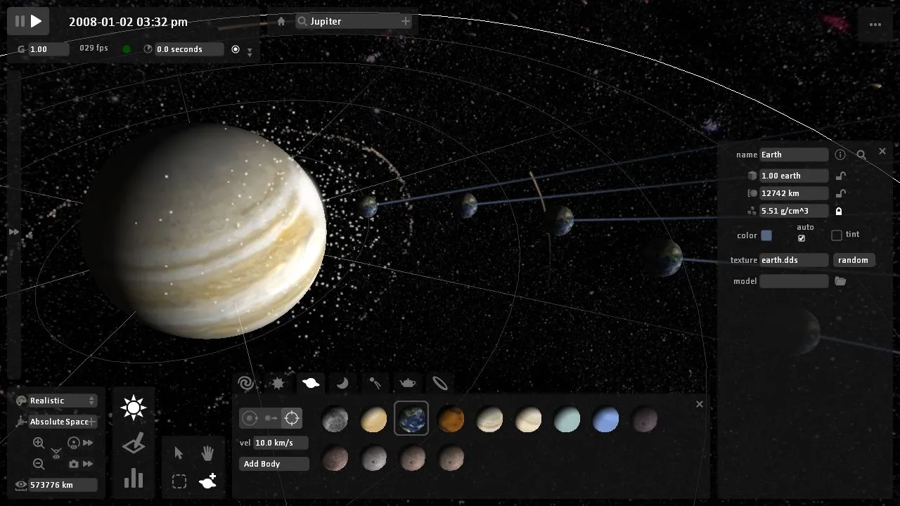 Universe Sandbox Legacy Screenshot 1