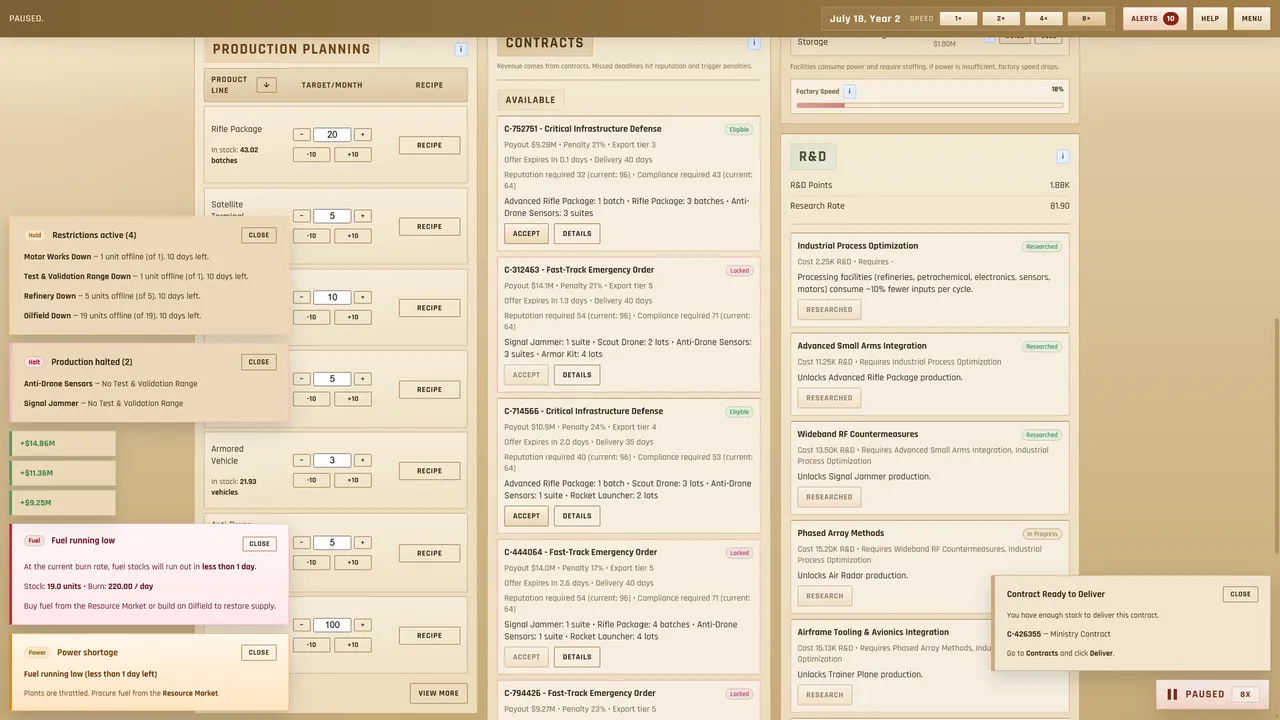 Iron Ledger: Deterrence Has A Price Screenshot 1