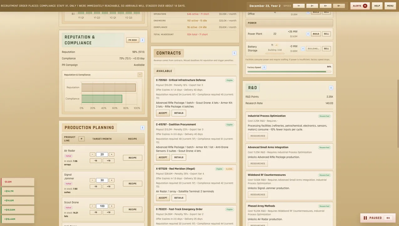 Iron Ledger: Deterrence Has A Price Screenshot 2
