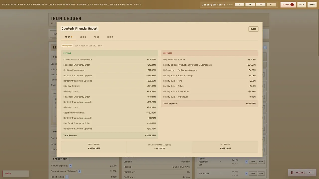 Iron Ledger: Deterrence Has A Price Screenshot 12