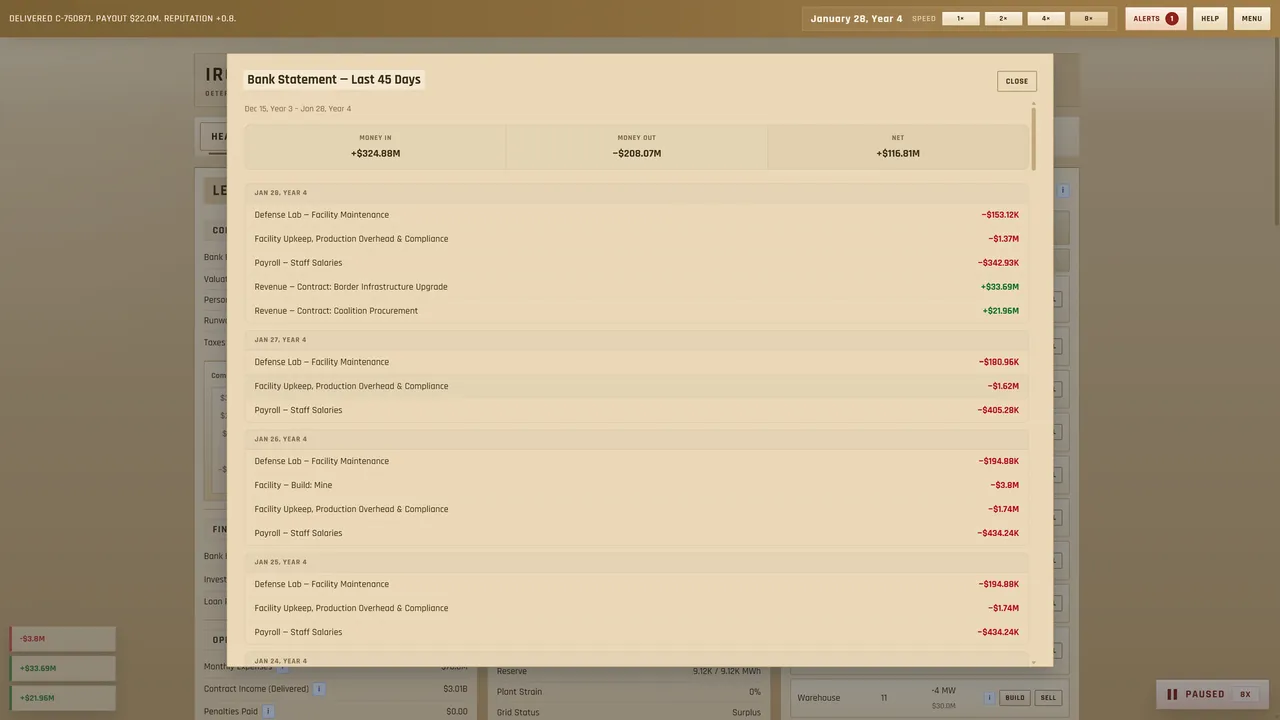 Iron Ledger: Deterrence Has A Price Screenshot 11