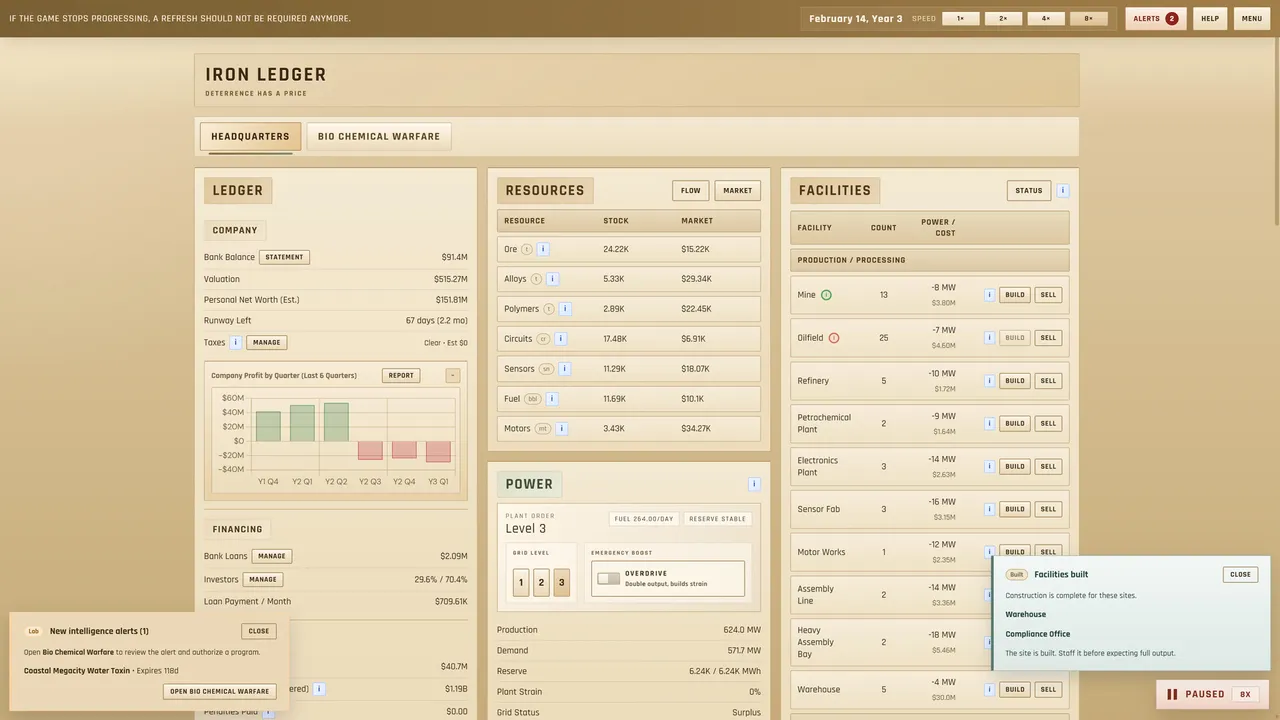 Iron Ledger: Deterrence Has A Price Screenshot 3