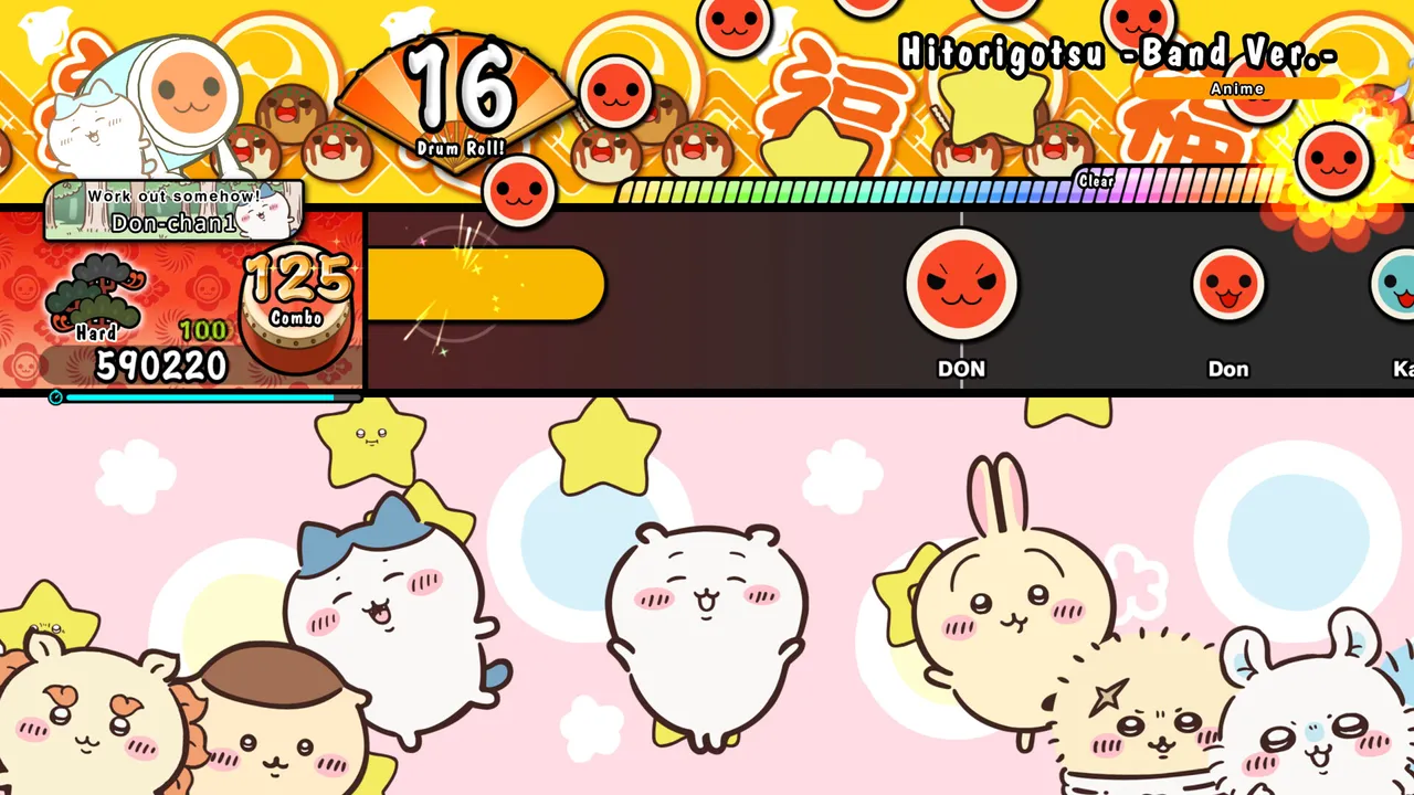 Taiko no Tatsujin: Rhythm Festival - [Chiikawa Anime] Collab. Pack Screenshot 0