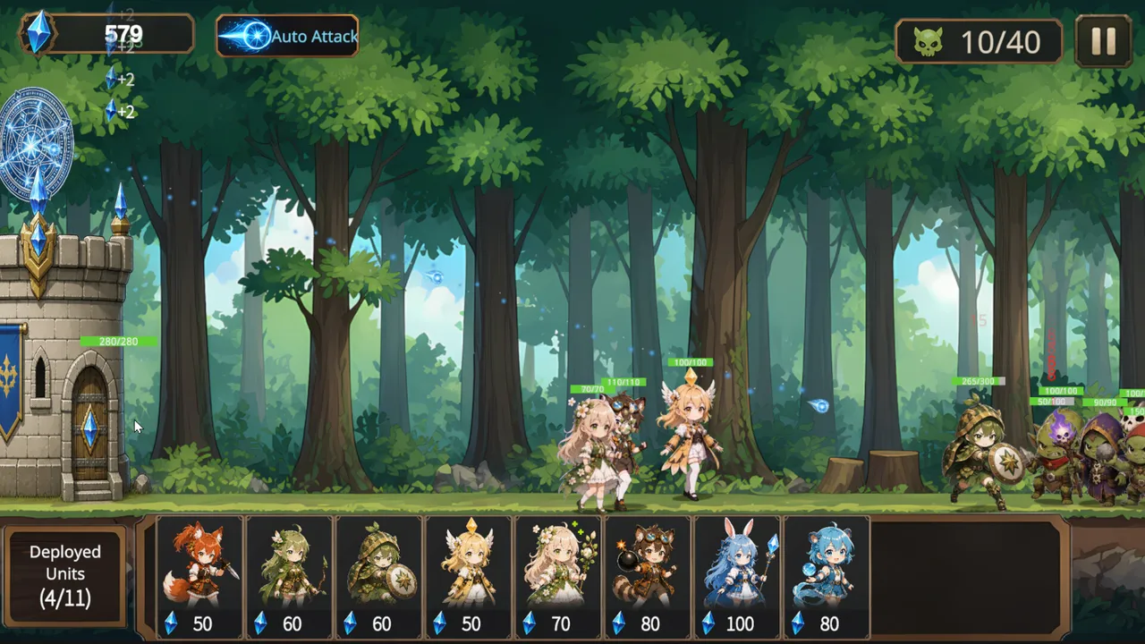 Girls vs Goblins Screenshot 1