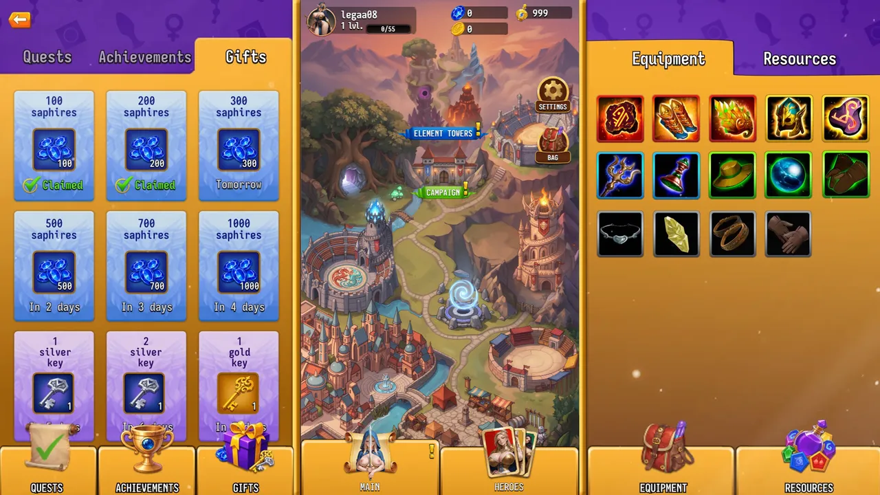 Raid of Lust: Match & Magic Screenshot 10