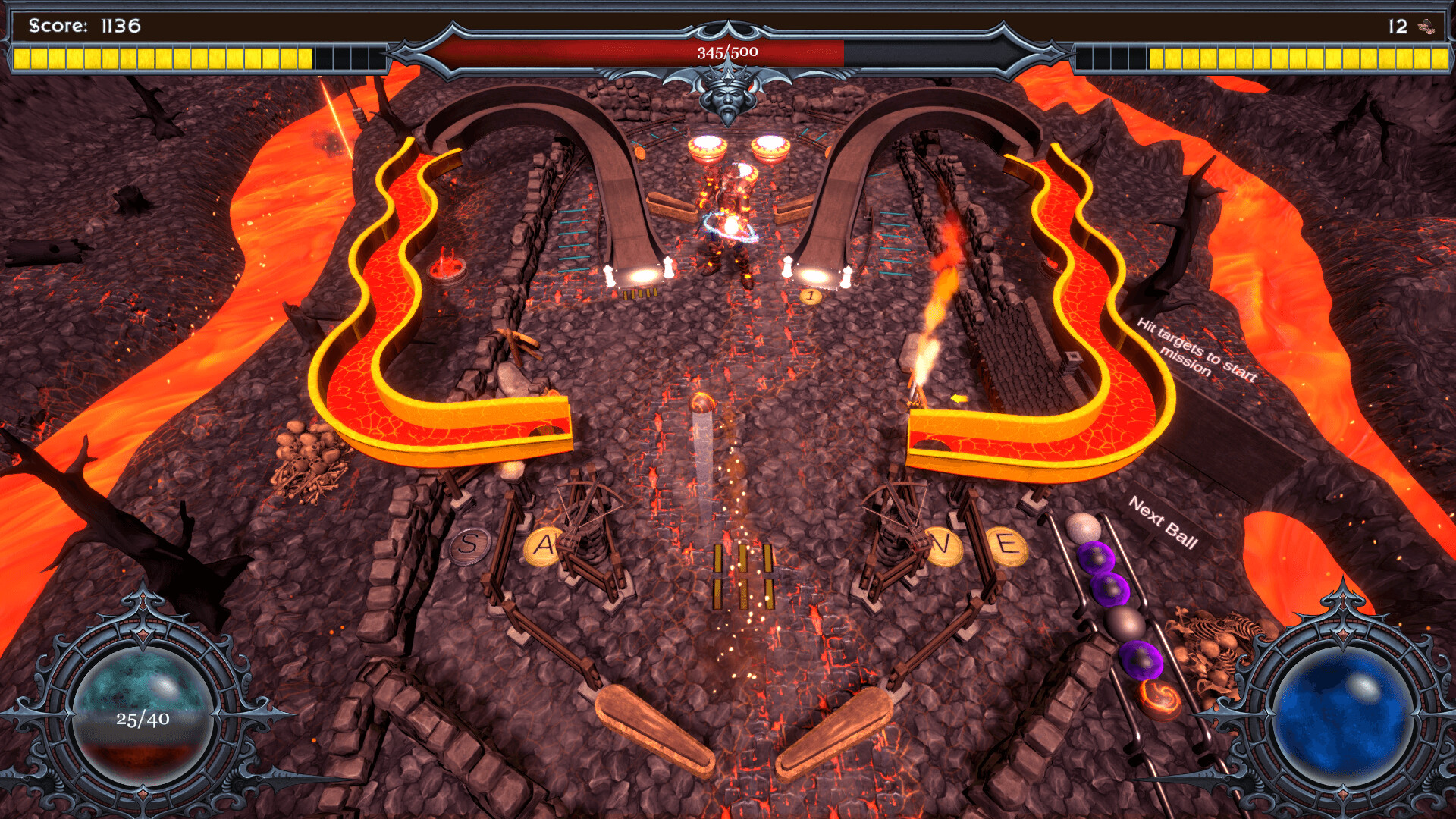 Runix: Pinball Roguelike Demo Screenshot 2