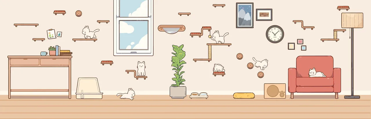 Meow Time: cozy cat room Demo Screenshot 0