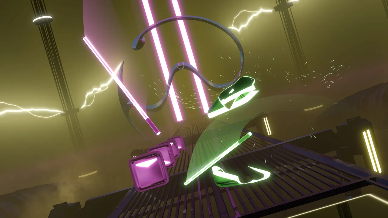 Beat Saber: Lady Gaga - 'Bad Romance' Screenshot 5