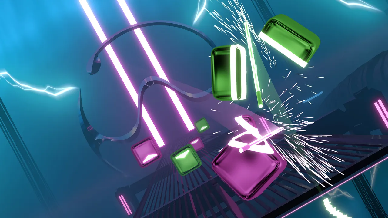 Beat Saber: Lady Gaga - 'Bad Romance' Screenshot 6