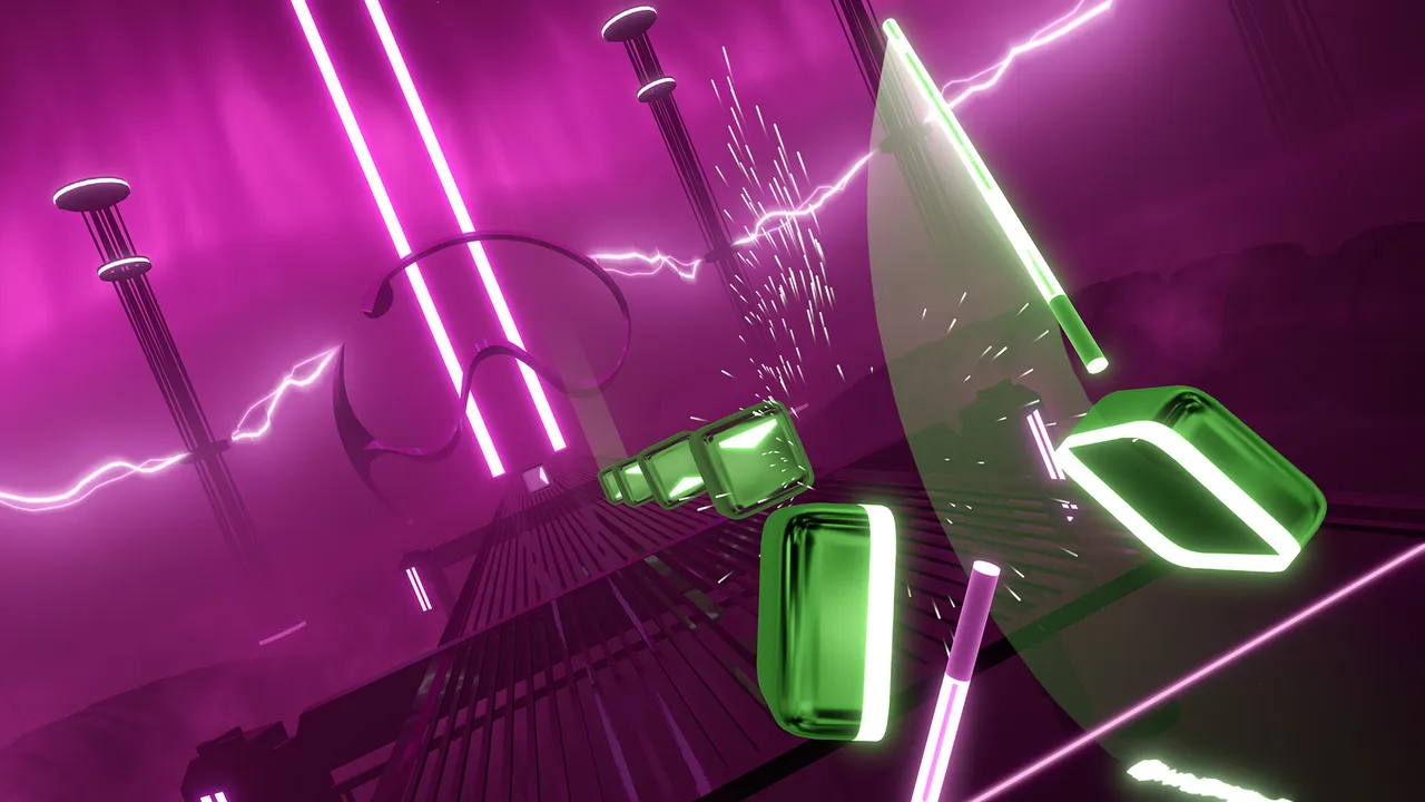 Beat Saber: Lady Gaga - 'Bad Romance' Screenshot 3