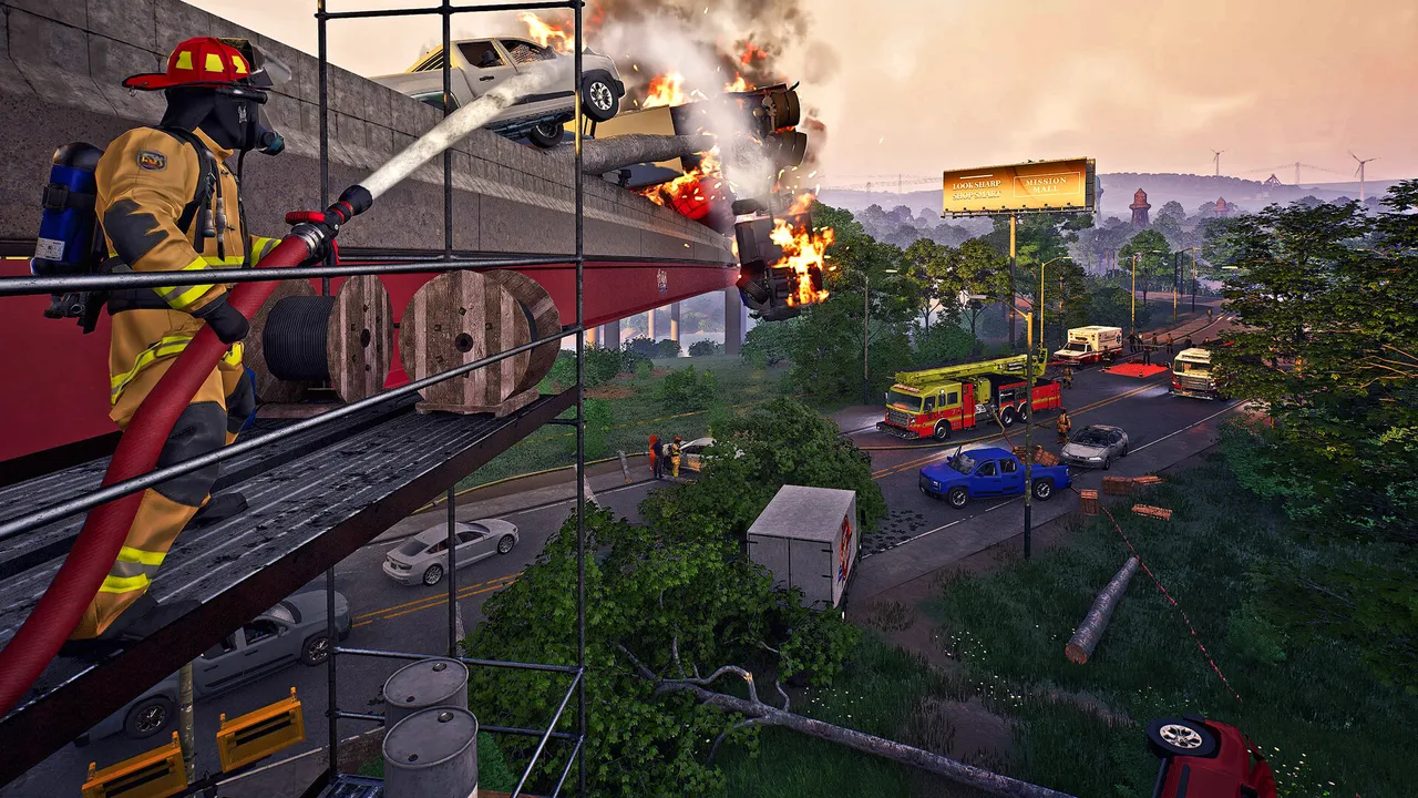 Firefighting Simulator: Ignite - Motor Vehicle Accident Expansion Screenshot 1
