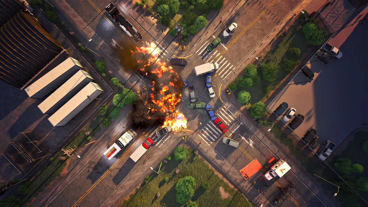 Firefighting Simulator: Ignite - Motor Vehicle Accident Expansion Screenshot 3