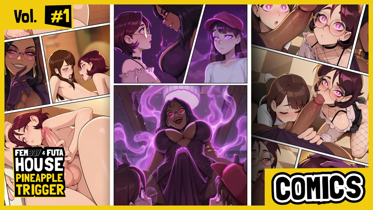 FEMBOY FUTA HOUSE - Comics Vol.1 "Pineapple Trigger" Screenshot 0